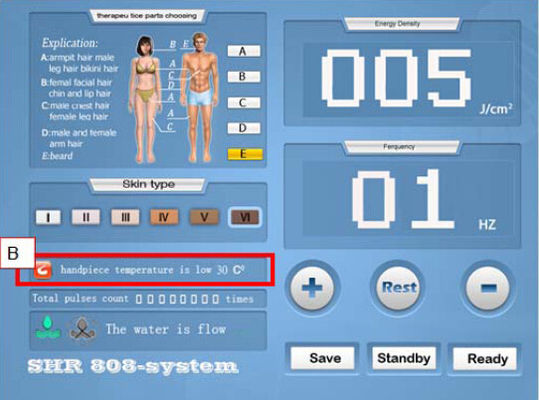 Safety 808 Diode Laser Hair Removal , Mini Clinic Beauty Salon Device