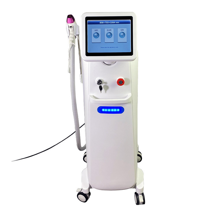 Hot selling 3 wavelength 1064 755 808nm permanent hair removal 808